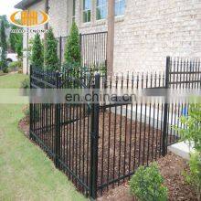Best Quality Solid Black Cheap Metal Iron Fence Panels Residential thumbnail-4