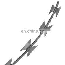 Military Use Stainless Steel Barbed Tape Industry Bto-22 Concertina Razor Wire thumbnail-1