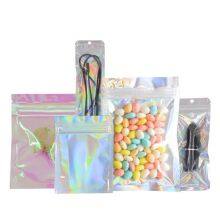 Custom Design Logo Clear Plastic Zipper Blank Cosmetic Bags For Cosmetics Earrings Jewelry thumbnail-5