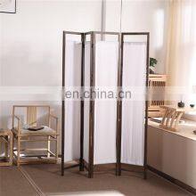 Living Room Decorative Movable Wooden Screen 4-leaf Folding Room Divider thumbnail-5