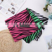 Ready to Ship Wholesale Fashion Bandana Headwear Sports Zebra-stripe Bandanas Designer Luxury Headband With Custom Made Logo thumbnail-4