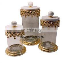 Latest Beaded Design Vintage Canisters