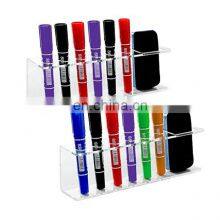 wall mount 6 Slot clear custom Acrylic Erase Marker display stand