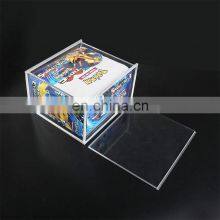Custom Clear Acrylic Toy Booster Box Pokemon Cards Box Display Case Magnet Box thumbnail-4