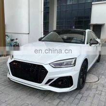 Auto Parts Front Bumper RS5 Style 2021 Look Car Bumper for Audi A5 S5 2017-2020 Upgrade to 2021 Car Bodikits thumbnail-5