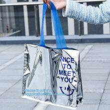 Shopping Totes Merchandise Bags, Retail Clothing Grocery Boutique Shopping Bags With Handles, Christmas Gift Bag