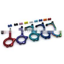 Social Distancing Edc Germ Free Metal Door Opener Stick Screen Elevator Key Tools No Touch Keychain thumbnail-3