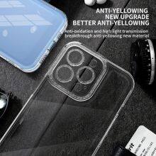 Clear Tpu Soft Plating Luxury Blank Mobile Phone Bags Cases For Sublimation For Apple 12/13/14 Straight Edge Flash Drill X/7/8P thumbnail-5