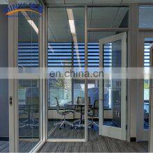 Aluminum Frame Design Office Entry Door for Commerical With Door Closer thumbnail-2