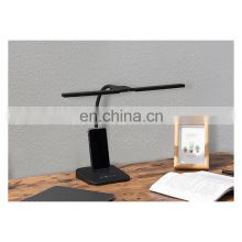Multi-function flexible arm lamp chargeable charging foldable led study lamp led rechargeable