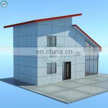 Popular Concrete Panel Wall Double Storey Prefab House in Davao Steel Structure Prefab Living House thumbnail-2