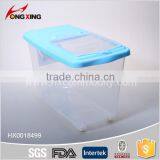 Transparent 15L Plastic Rice Storage Container With Wheel thumbnail-1