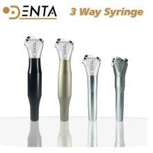 Dental Air Water 3 Way Syringe Handpiece With 2 Nozzles Tips Tubes For Air Triple Syringe Dental Cleaning Tools Accessories thumbnail-2