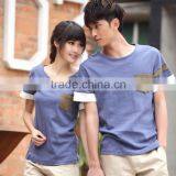 Bulk Blank t Shirt for Lovers/hot Sale Couples t Shirt thumbnail-1