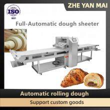 Automatic Stand Style Foldable Stainless Dough Sheeter Dough Overlapping Machine thumbnail-1