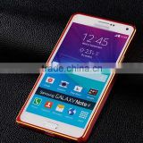 ultra-thin bumper case, cool Frame leather cover for samsung note 4