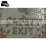 Safety Exit Warming Aluminum Arrow Direction Street Road Sign thumbnail-2