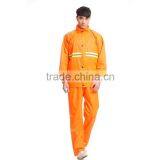 3m Wide Luminous Orange Traffic PU Raincoat thumbnail-3