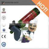 Decorative White Wine Holder With Chef Shape thumbnail-1