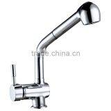 Custom Long Pull Out Handle Brass Mixer Faucets Kitchen Basin thumbnail-2