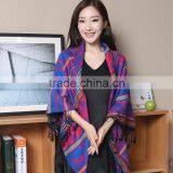 Antique Jacquard Wool Square Shawl thumbnail-4