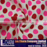 Nylon Round Dot Warp Knitted Print Spandex Fabric