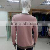 Women Crew Neck Long Sleeve Jersey Knit Pullover Sweater 2016 Fall/winter Viscose/nylon/wool thumbnail-2