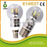 Cheap Price! China E14 3W 5W 7w Led Candle Light Aluminum Candle Led Energy Saving Bulb Lamp With Tail of CE and ROHS Approval