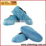 Blue Disposable Anti-slip Shoe Cover With Elastic in FDA,CE,ISO13485 Standard thumbnail-1