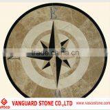 Round Marble Waterjet Tile Floor Medallion