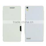 Colorful Flip PU Leather Cover Case for Huawei P6