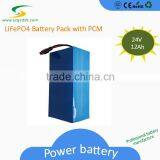 Customer Design Rechargeable Electric Bike LiFePo4 24V Equipment Battery Pack thumbnail-3