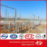 500KV Angle Steel Structures Zinc-coated Power Transformer Substation Steel Structures