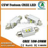Error Free C5W LED Light Bulb CR XBD 10W thumbnail-1