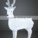 Led Christmas Reindeer Light With Sleigh Light thumbnail-1
