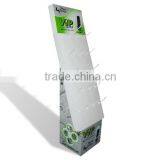 Retail Sales Mobile Phone Accessories Cardboard Display With Hook Hanging