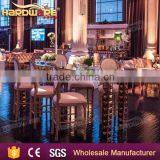 Rose Gold Stainless Steel Wedding High Table Square Banqet Stand up Table Quality Choice thumbnail-2