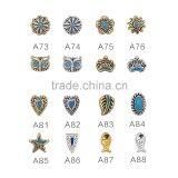 Factory Supply Retro Alloy Nail Art Decoration Metal Owl, Fish, Star Nail Art thumbnail-2