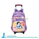 China Supplier New Design Child Wheel School Bag Back Trolly Backpack