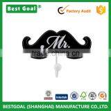 Mr. Mustache Wall Hook mdf hook for home decoration