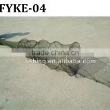 Folding fishing eel fyke net
