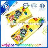 Promotional 3.5 Inch 6color Drawing Pencil in Paper Box