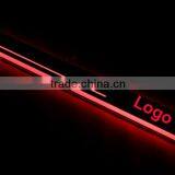 1 Pair Car LED Flash Door Sills Moving Scuff Plate Light Panel Front Door For Peugeot 2008 2014 2015 2016 thumbnail-5