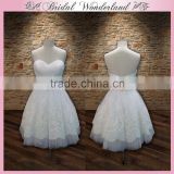 Romantic crystal beaded bridesmaid dress corset