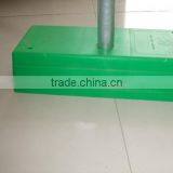PE Concrete Injected Galvanized Steel Temp Fencing Base