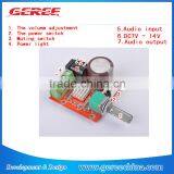 Mini Hi-Fi PAM8610 Audio Stereo Amplifier Board/2X10W Dual Channel D Class 12V thumbnail-1
