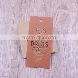 Fashion Custom Brown Luggage Paper Hang Tags With Gold Foil Logo thumbnail-2