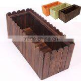 Garden Antiseptic Various Size Outdoor Wooden Flower Pot thumbnail-1