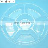 12" Plastic Food Sectional Plate thumbnail-2
