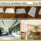 Artistic Interior Plastic Composite Ceiling Panels Decoration, Install Plastic Ceiling